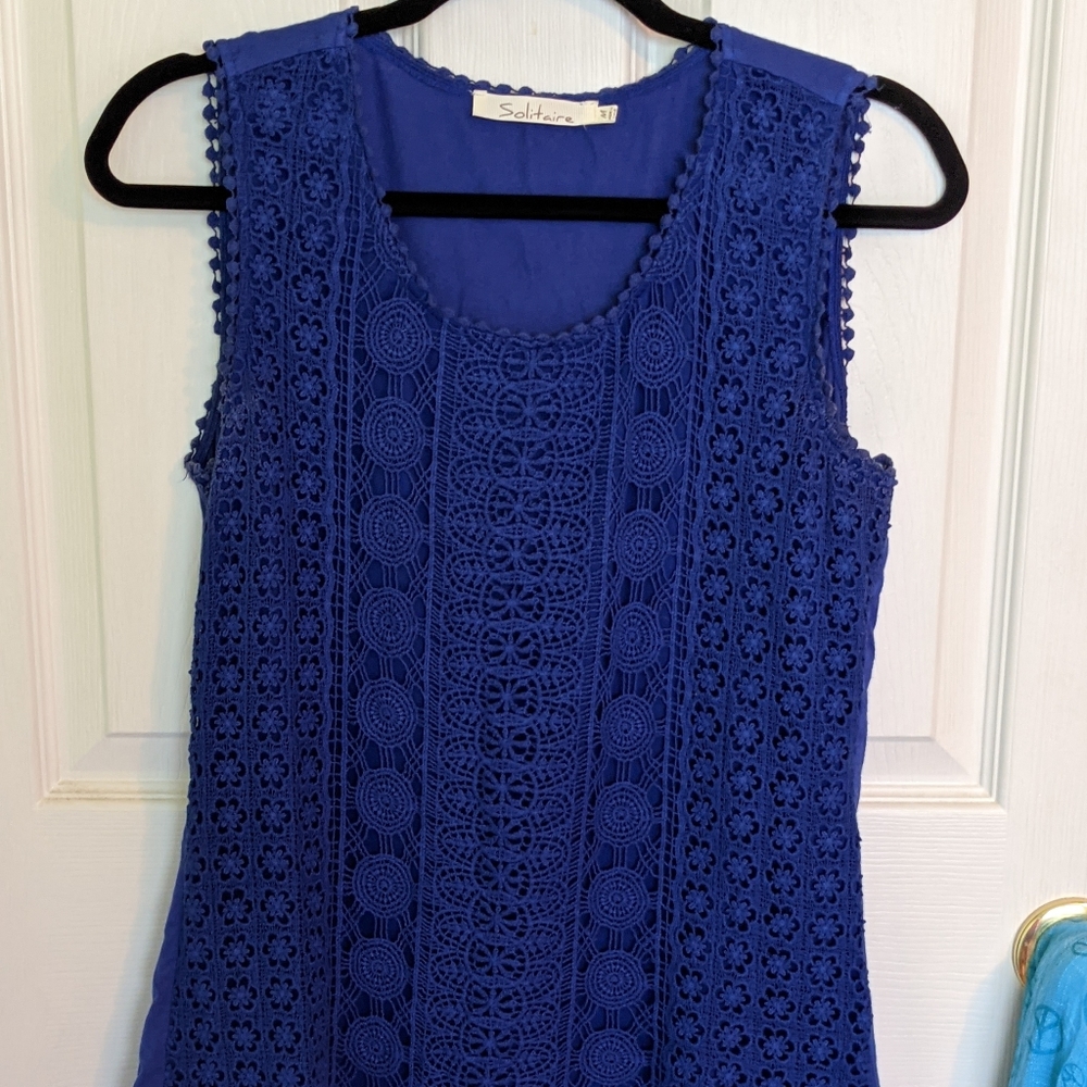 Crochet Front Tank Lined